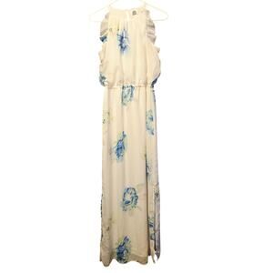 Old Navy Floral Chiffon Maxi Dress cottagecore country romance